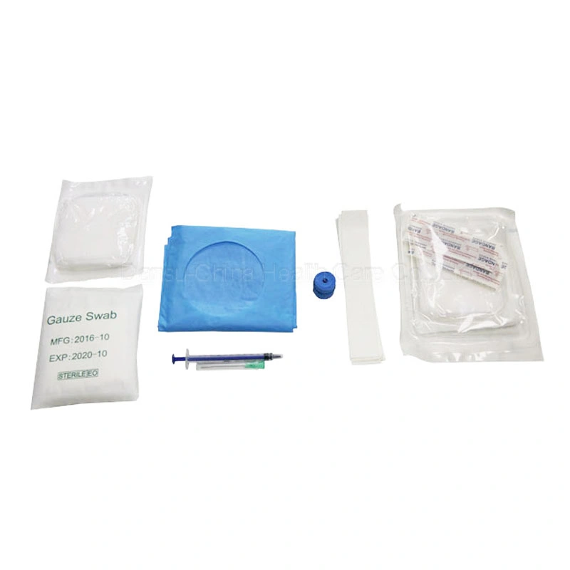 Kit de post-traitement pour dialyse plateau médical kit de dialyse pour hémo stérile à usage unique Ensemble de pansements chirurgicaux