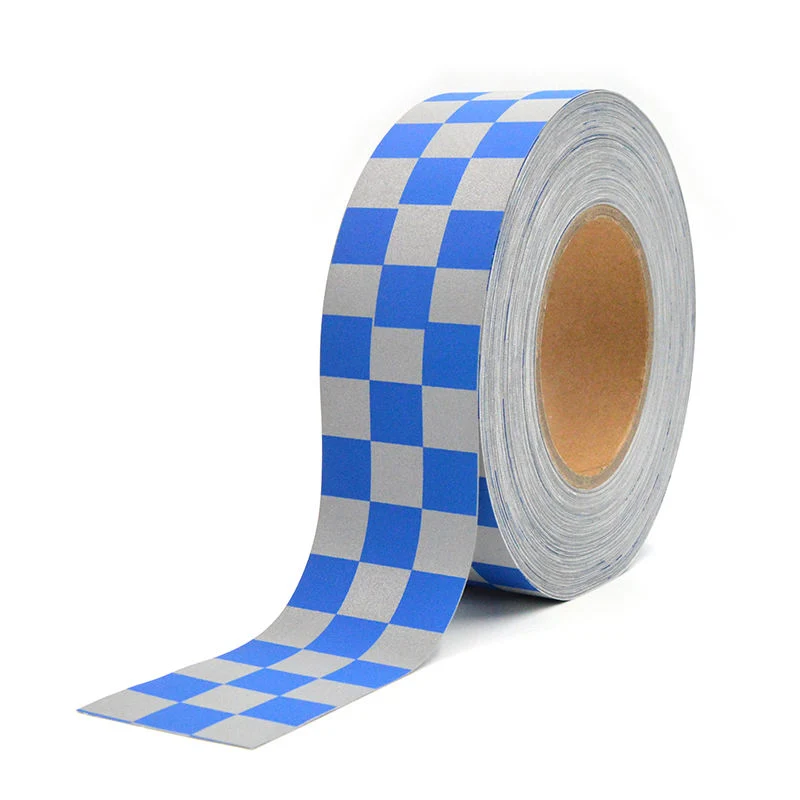 Special Custom Logo Printed Reflective Check Tape for Garment