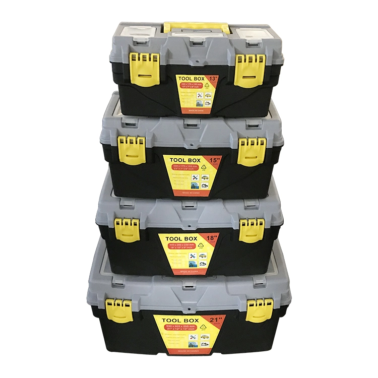 13/15/18/21 Inches Tool Box Hard Plastic Carrying Cases with High quality/High cost performance 