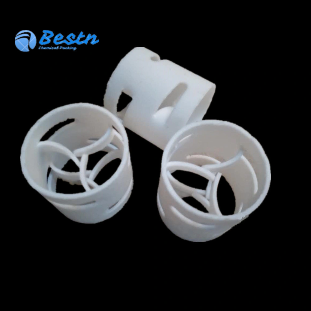 25mm 50mm 76mm PP PVC Rpp PVDF Plastic Pall Ring for Tower Packing