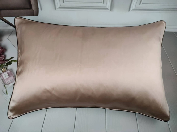 Hot Selling Luxury 22 mm 100% soie Satin 25 mm 22 mm Charmure de soie 100 % naturelle aux mûres de 19mm de qualité 6A Oreiller en tissu satiné pour dormir