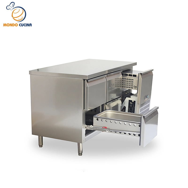 Commercial Undercounter Refrigerator Kitchen Equipment Fridge with Folding Door Commercial Air Cooler