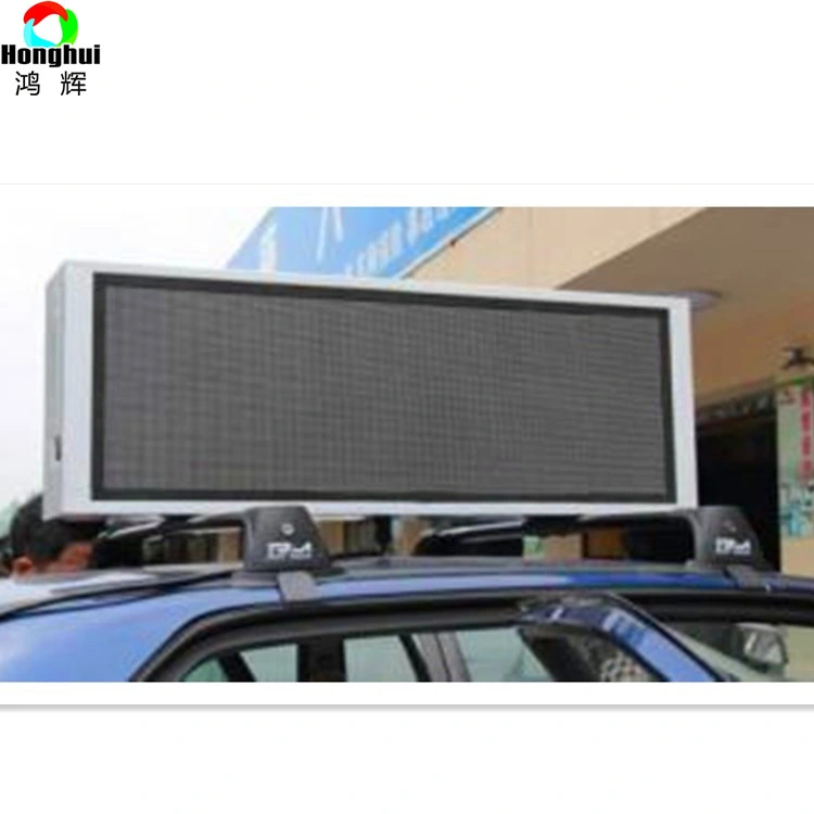 Impermeable extraíble P3/P5 de control inalámbrico de doble cara coche Taxi/Pantalla LED superior