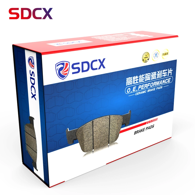 Sdcx D963 Noiseless Auto Spare Parts Disc Ceramic Brake Pad for Ccars