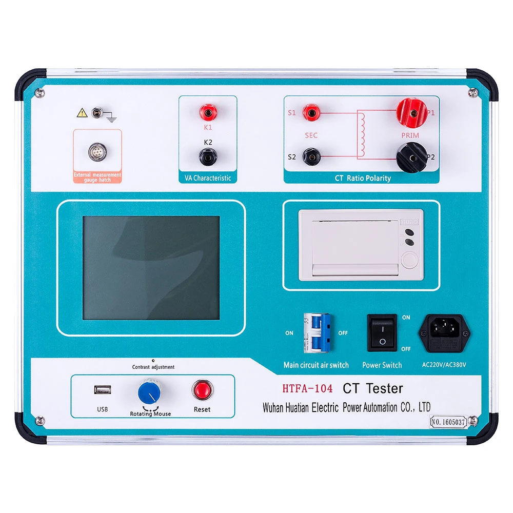 Htfa-104 Current Transformer Analysis Device CT PT Excitation Curve Testing