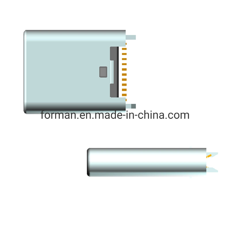 USB 3.1 Jack Type-C Female Plug Socket Connector for DIP and SMD Interface 24pins Long Version