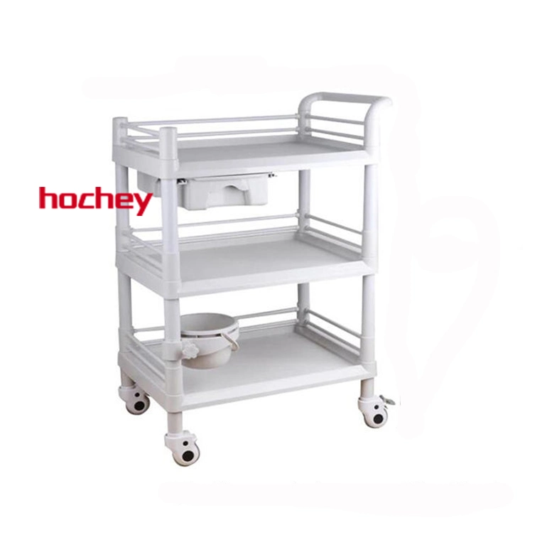 Hochey Medical Fashion Design Trolley for Beauty Machine Made of Acrylic Price