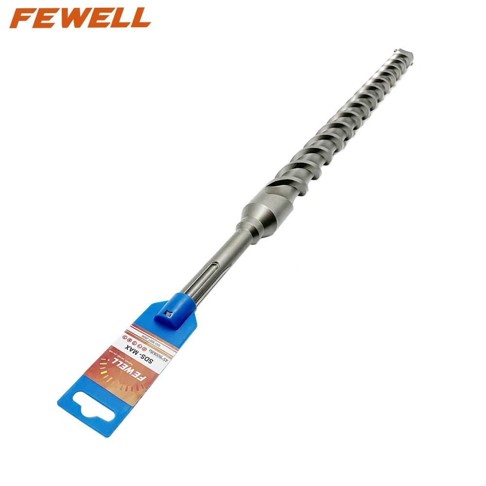 45mm Flat Tip SDS Max 800mm Length Sharpener Electric Hammer Drill Bit for Concrete Rock Granite Stone Masonry