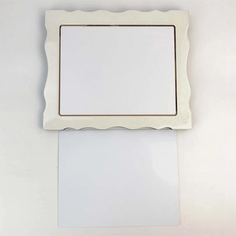 Wavy Rim Sublimation Blank Picture Photo Frame with Aluminum Sheet