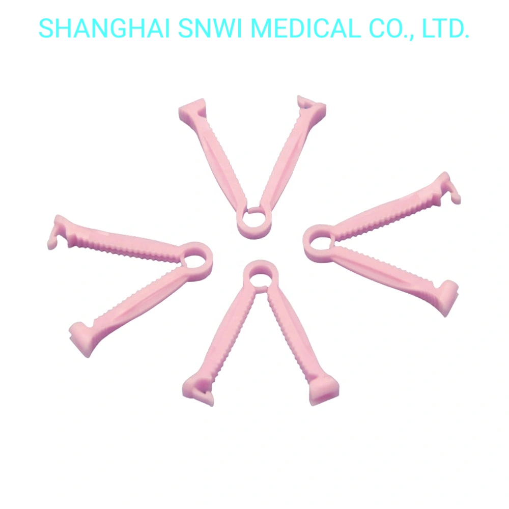 Medical Disposable Sterile Plastic Umbilical Cord Clamp Cutter with CE ISO