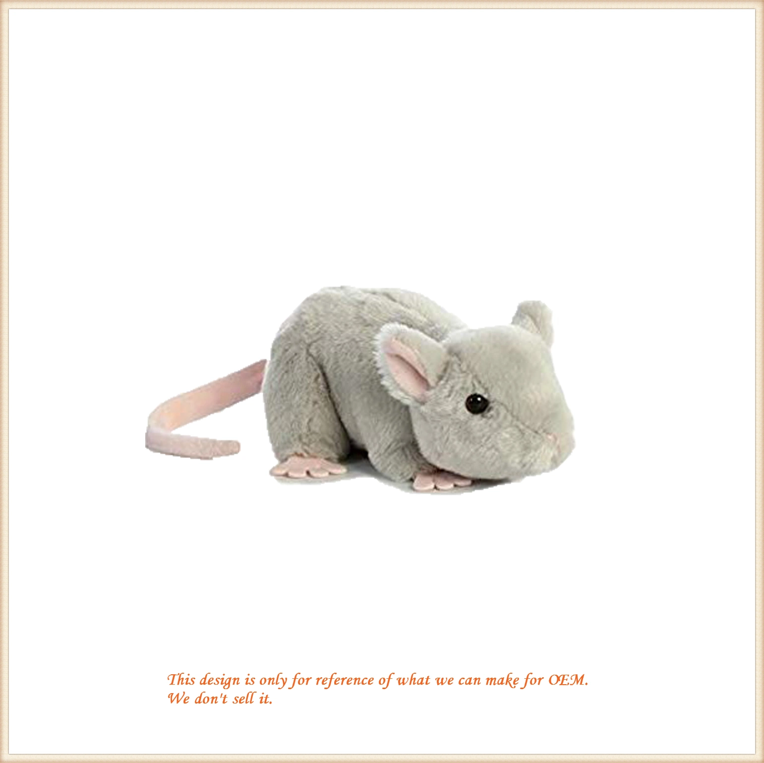 Plush Rat Stuffed Mouse Lovely Animal Doll for Kids