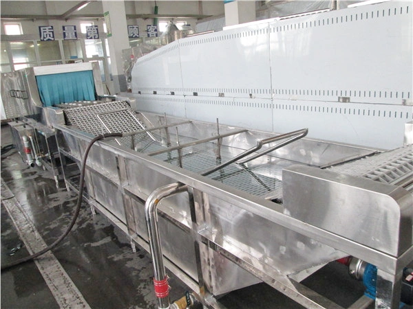 Industrial High Pressure Cleaning Machine with Soaking Tank Basket/Pallet/Tray/Bin/Crate Washer