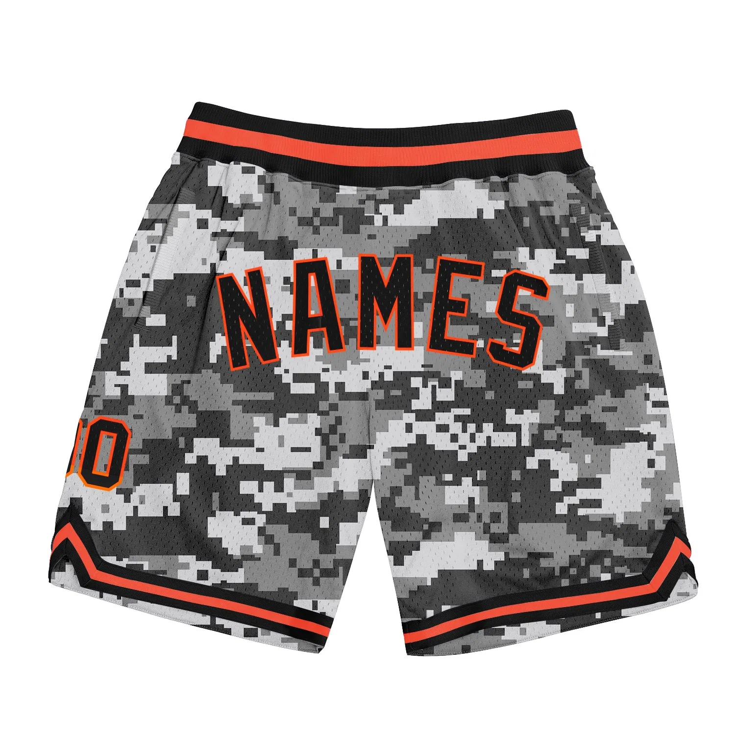 Nouveau design respirant Short de basketball personnalisé pour hommes avec poche sublimée Streetwear.