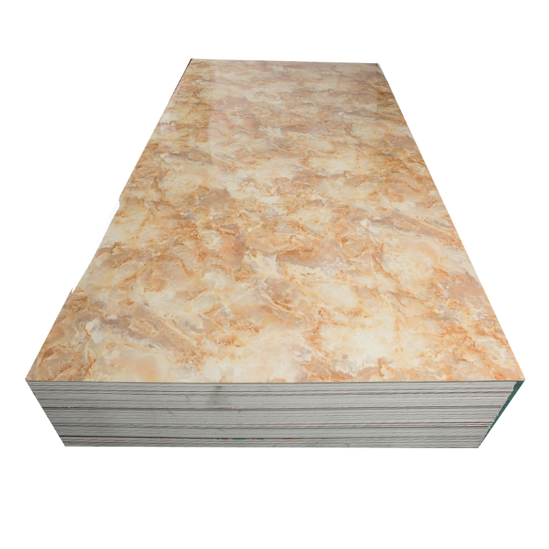 High Wear Resistant Decorative PVC UV Board Marble Color