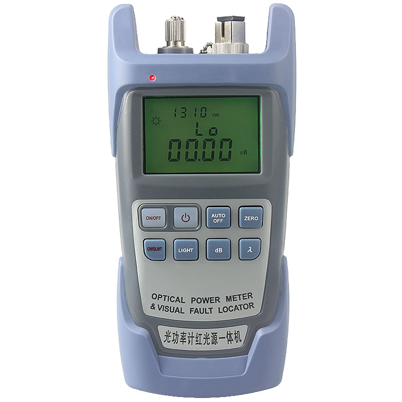 Best Price Laser Power FTTH Fiber Optic Optical Power Meter Cable Tester Build in 10 MW Visual Fault Locator