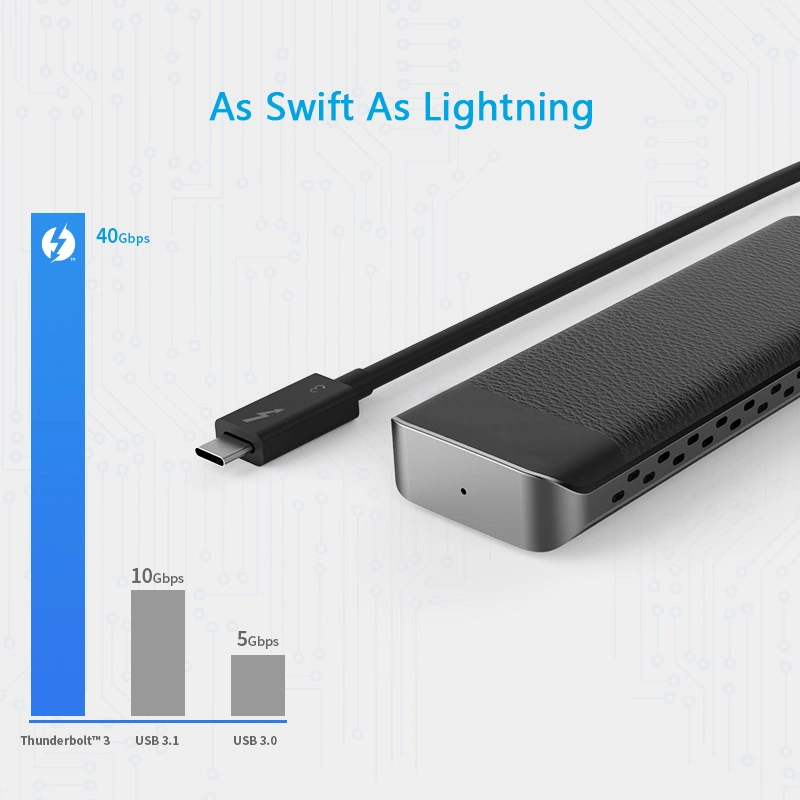 Offical Certified Manufacturer корпус для внешних твердотельных накопителей Thunderbolt 3 Nvme