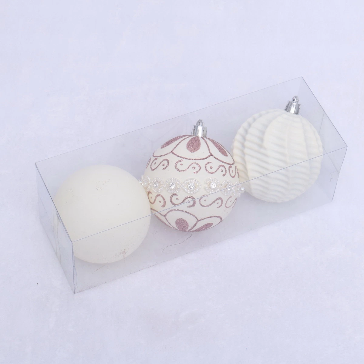 Plastic Christmas Hanging Ball for Tree Decoration