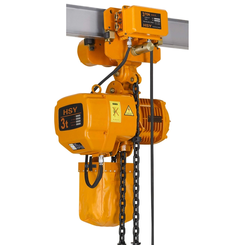 Wireless Remote Control Handle 5000kg Hand Chain Block Electric Hoist with High Speed