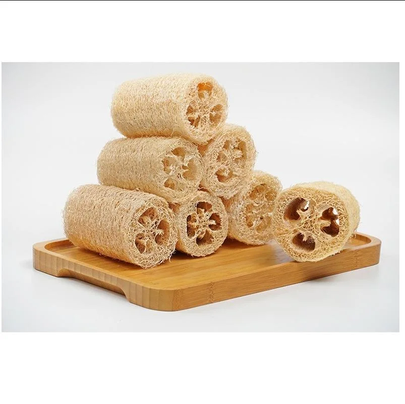 Biodegradable, baño de esponja de masaje esponja Luffa Scrub de ducha limpieza cepillo Scourer Scrubber