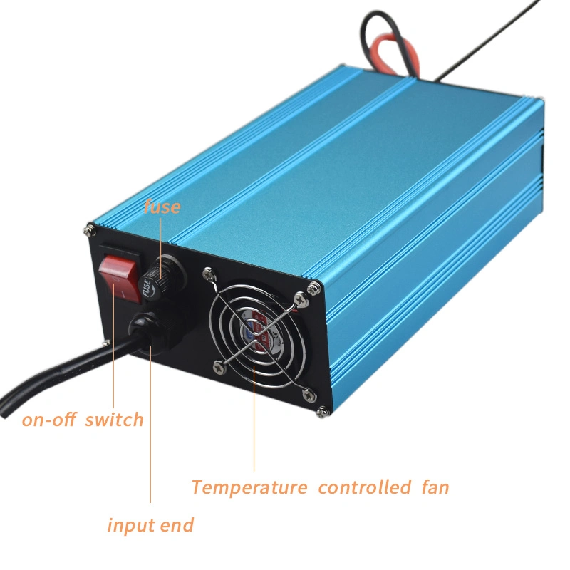DC Battery Charger Lithium Iron Phosphate Battery Fast Charger for Rechargeable Electric Vehicles 14.6V 72A
