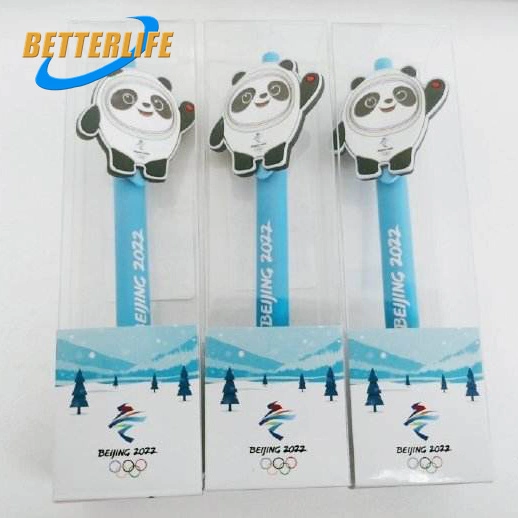 Stylus Rose Gold Crown Queen Hotel Beijing Winter Games Wholesale/Supplier Paper Non Toxic Custom Cartoon Panda Ball Point Pen