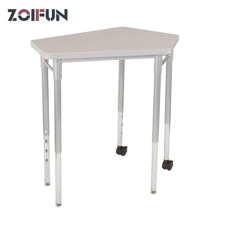 School Student Study Furniture Sets Removable Portable Mobile Wood Iron Study School Desks Equipment