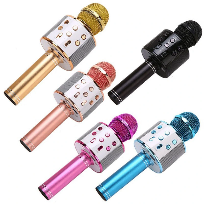 USB Blue Tooth Micrfono Karaoke Wireless Microphone for Mobile