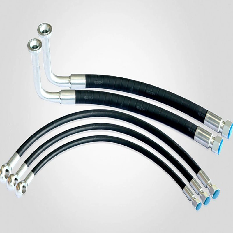 Flexible Rubber Hydraulic Hose En853 1sn 2sn 2sn Hydraulic Hose and Fittings with High quality/High cost performance 