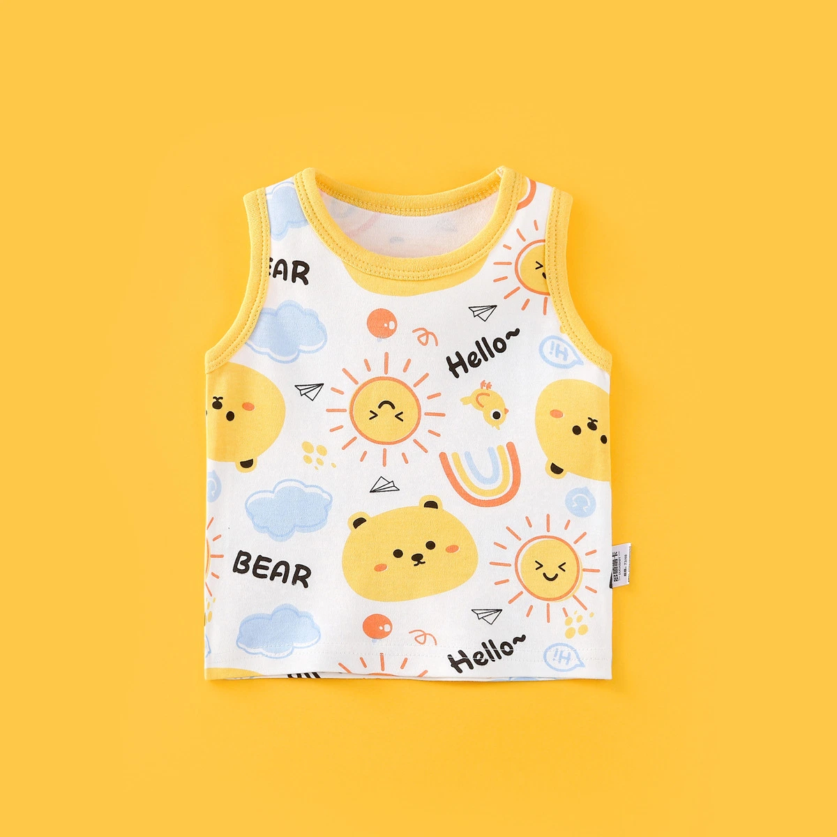 Baby Vest Sleeveless Clothes Summer Thin Section Children's Cotton Tops