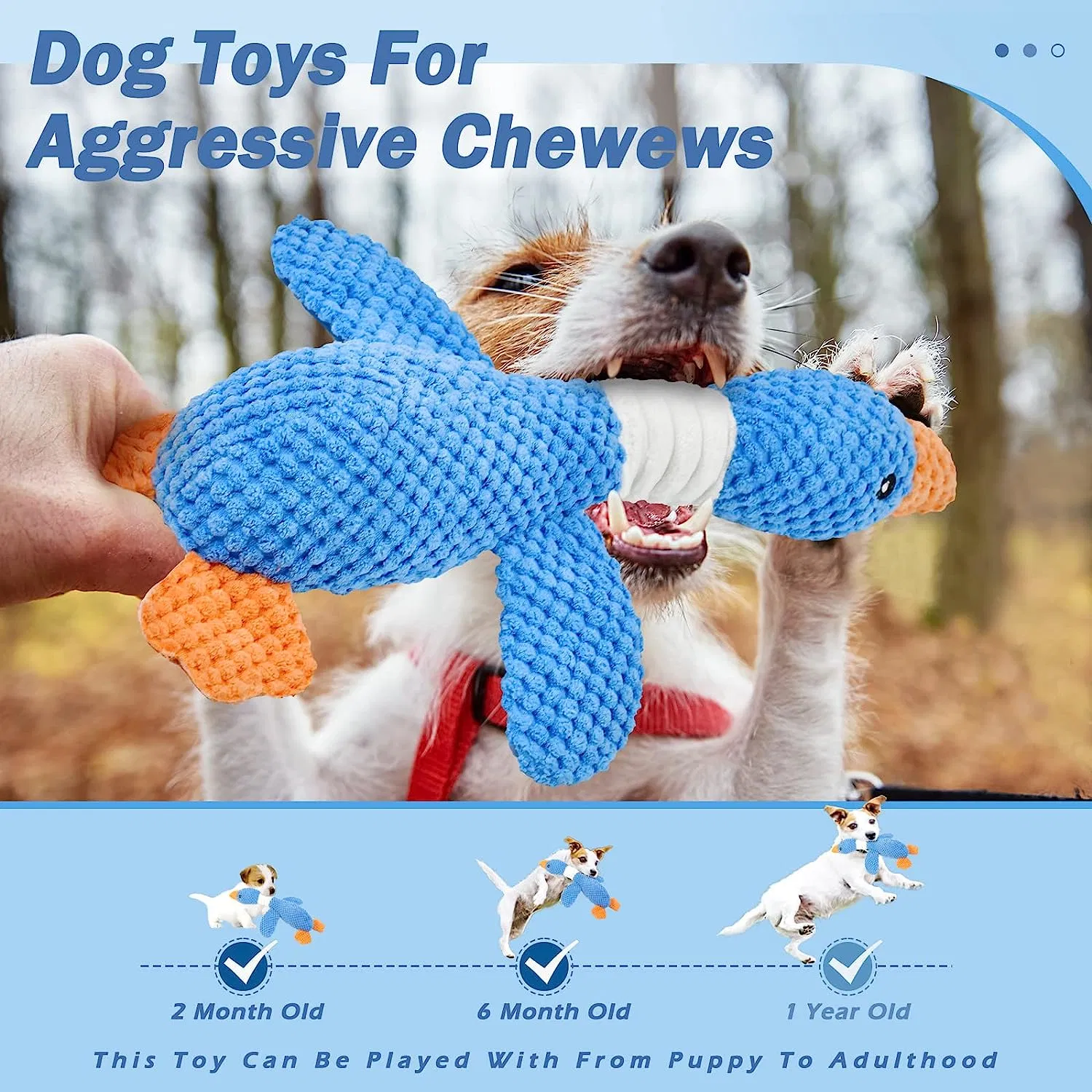 Las ventas de hot dog toys perro Peluche Squeaky ondulada Juguetes Juguetes de perro cachorro masticar juguetes para la dentición, pato perro cachorro juguetes interactivos