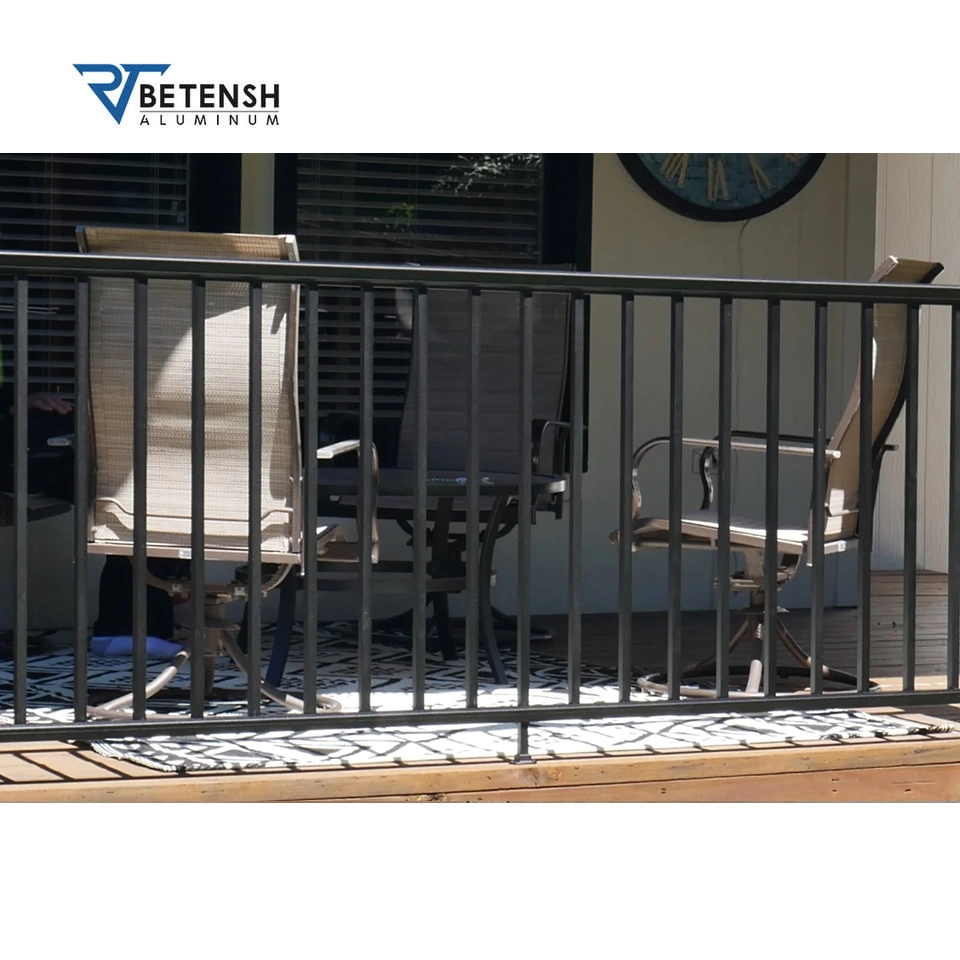 Facyory Price Customized Colour/Size Aluminium Balcony Fence with ISO9001/CE Certificate for Boundary/Stair/Outdoor/Indoor