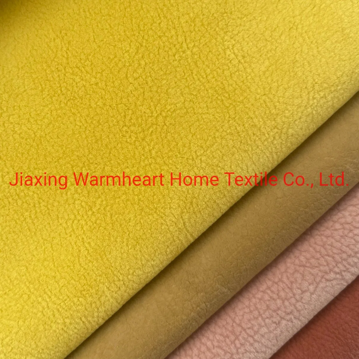 China Nylon Pile Double Flocked Fabric Waterproof Stainproof Water Repellent Easy Cleaning Functional Sofa Fabric for Furniture Upholstery Decorative Material