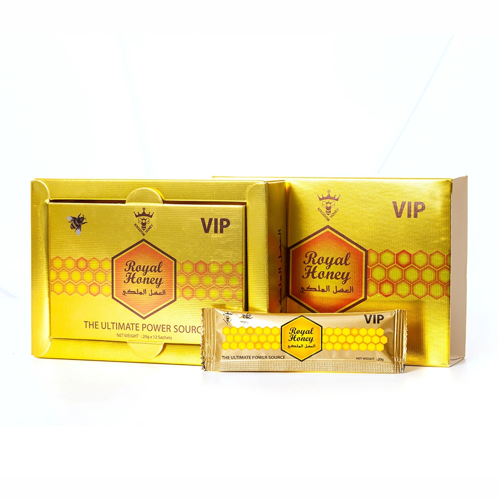 Best Wholesale/Supplier High quality/High cost performance  Royal VIP King Honey for Him - Gold (12 sachets - 20 g) Royal Honey