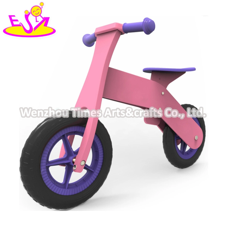 Hot Sale Activity Wooden Pink Balance Bike for Kids W16c262