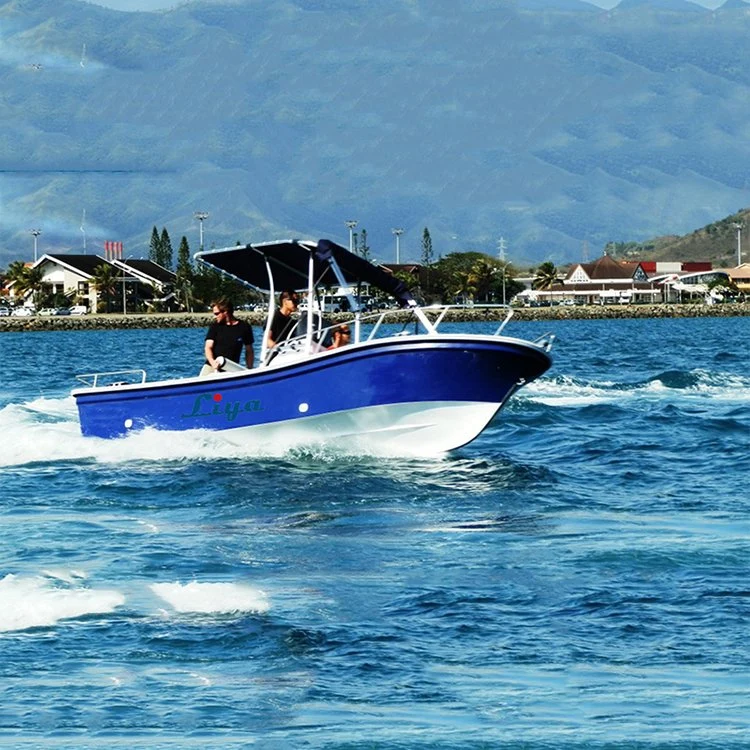 Liya 19FT рыболовного судна из стекловолокна T-Top Fishman корабль для продажи