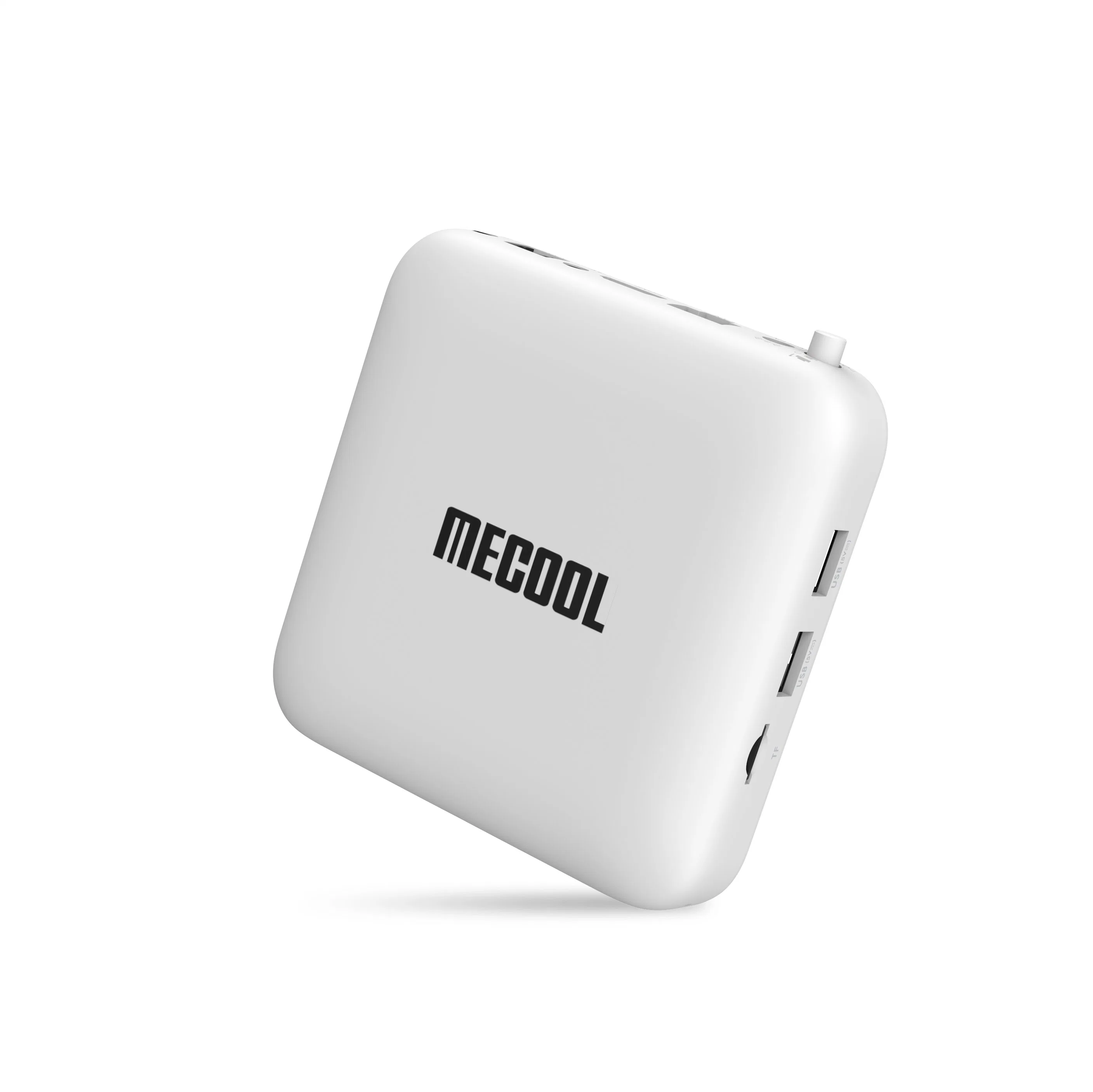 Mecool km2 S905X2 2.4G/5 جم 2T2R Dual WiFi 4K بمعدل 60 إطارًا في الثانية بنظام Android 10 TV Box مع Net-Flix