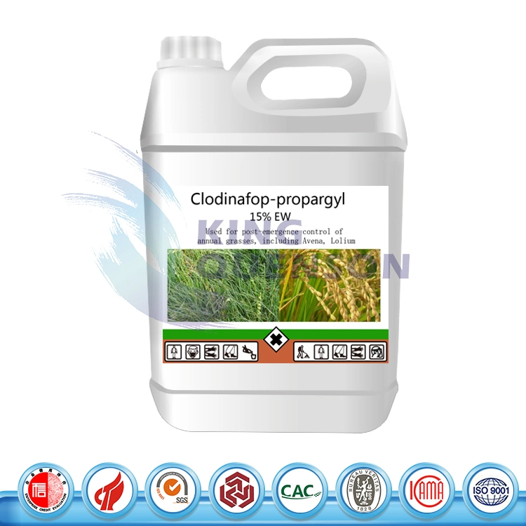 Controle de plantas daninhas dos herbicidas Quenson King 95% Clodinafop-Propargyl Tc 15% Ew