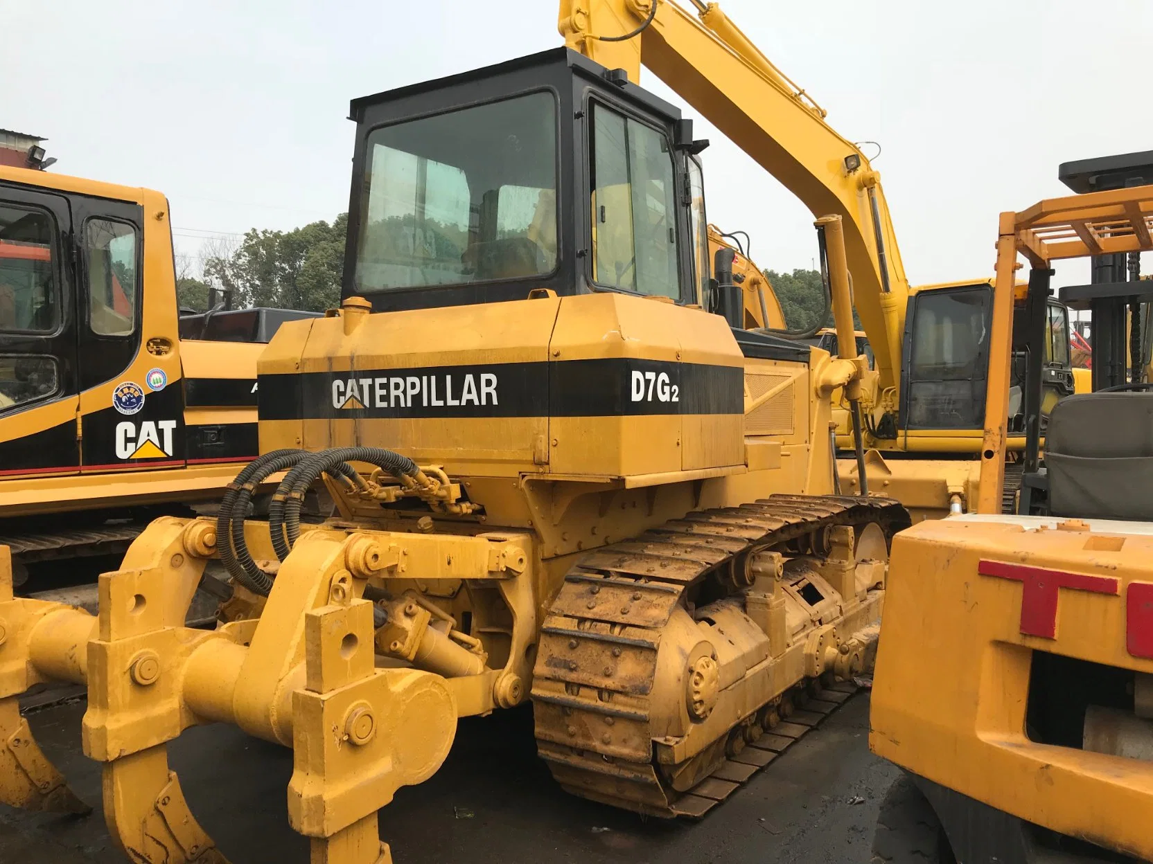 Used Cat Negotiable Price D7g Crawler Bulldozer with Perfect Work Condition