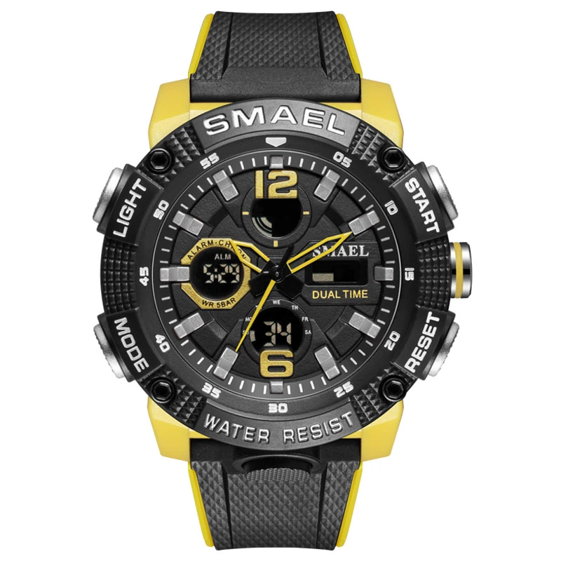 2023 Trendy Plastic Sporty Digit-Analogue Watch