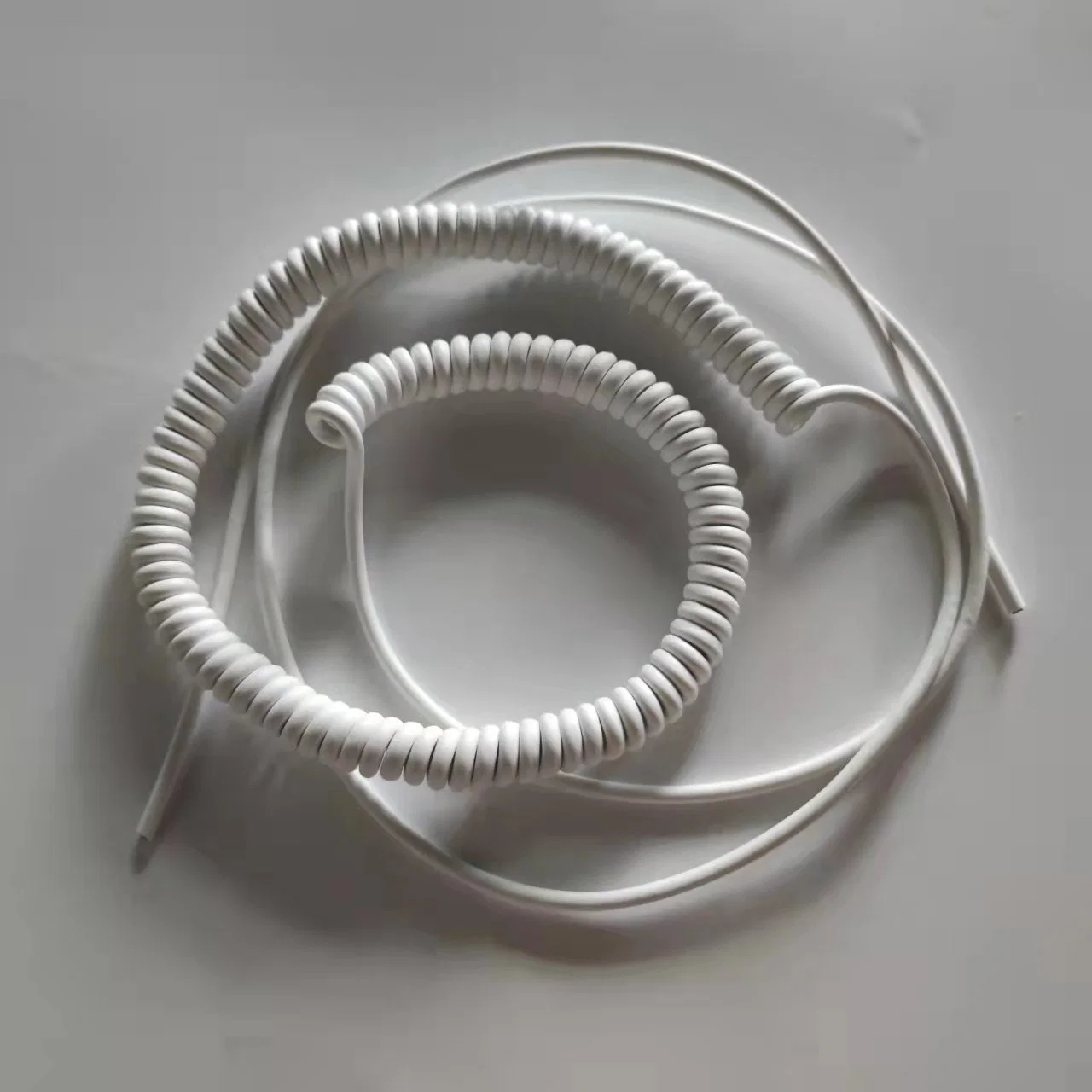 6core UV Resistance Spring Wire Coiled Cable Electrical Retractable Cable for Hand Control Coil Cable Harness