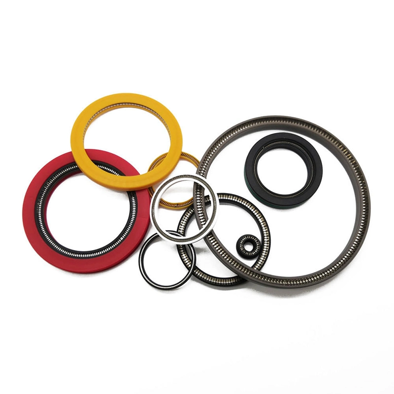 Multipurpose V-Type Spring Seal PTFE Double Lip Spring Energized Seal Oil Seal Sealing Ring