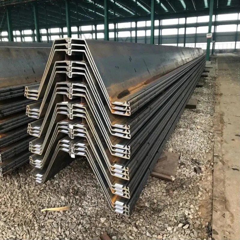 Hot Rolled Steel Steel Sheet Pile U, Z, L, S, Pan, Flat, Hat Profiles