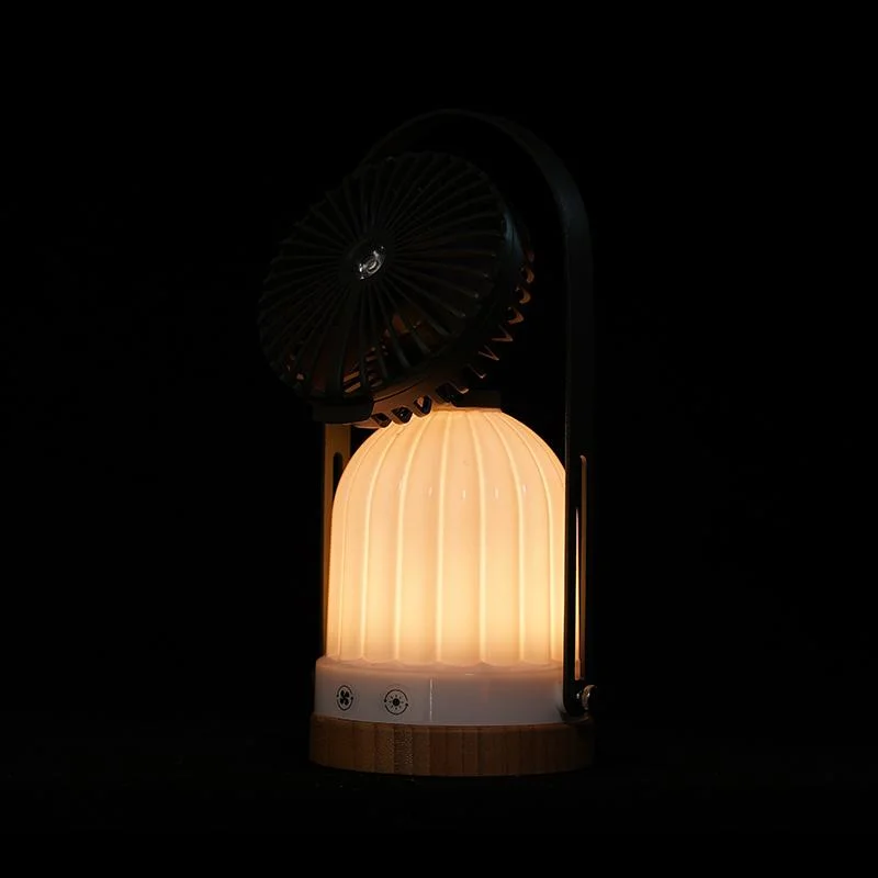 Wind Land Portable Rechargeable LED Camping Fan Lantern Strong Wind-R