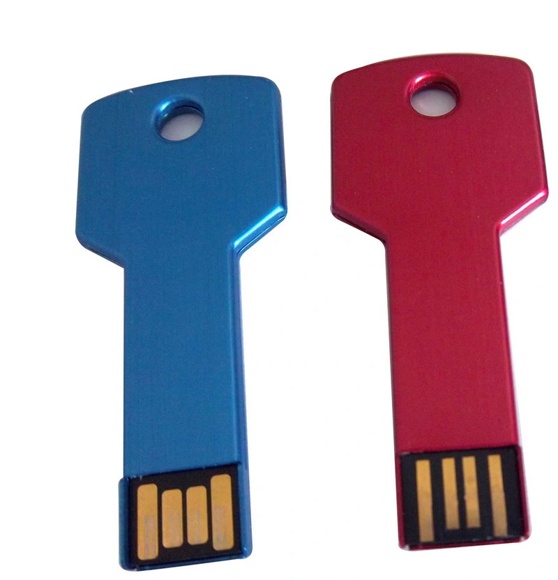 Unidade Flash USB Multi Color Metal Key de 32 GB com Custom Logótipo