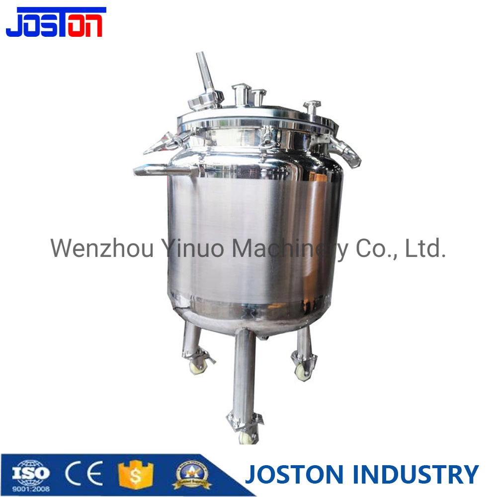 Vertical Stainless Steel Low Temperature Jacketed Insulation Storage Tank Vessel for Hemp Oil Extractor Alcohol