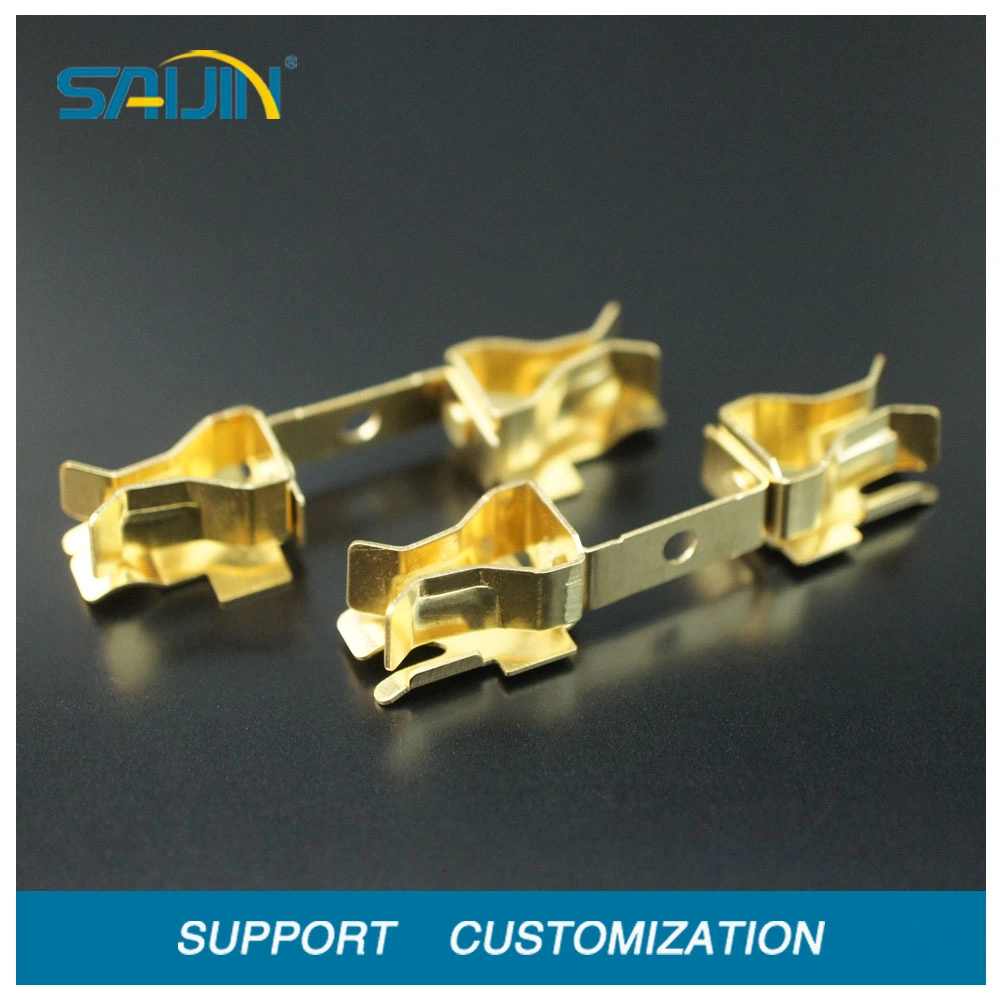 Electrical Brass Terminal Contact Stamping Component for Relays Electrical Switch Socket Terminal Contact Part