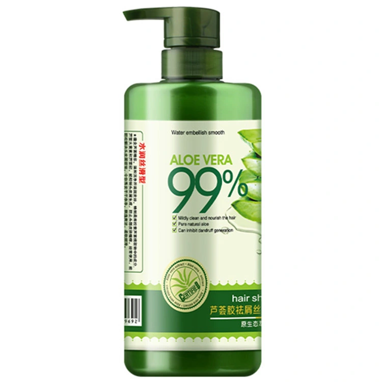 OEM ODM de etiqueta privada de Aloe Vera Anti-Dandruff mejor Champú Natural