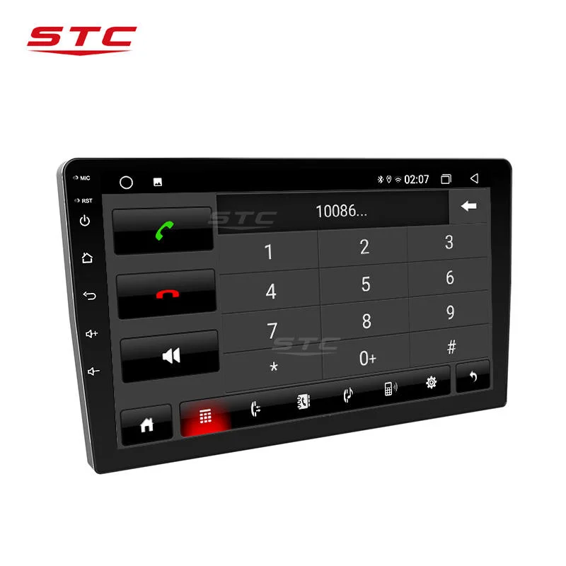 Écran tactile universelle Android 10.1 stéréo lecteur vidéo de voiture GPS Android 9 pouces de l'autoradio 2 DIN 2+32g audio de voiture
