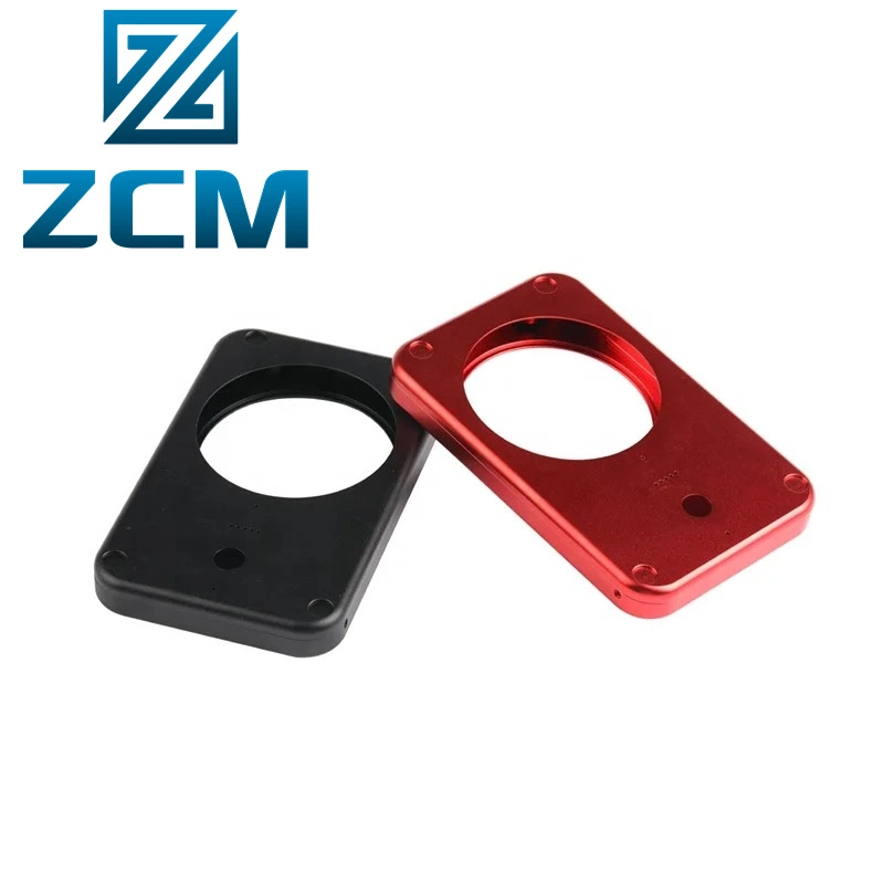 Made in Shenzhen High End Quality CNC Machined Metal Red Anodized Aluminum Wireless Charger Case Shell Housing for Mobile Phone