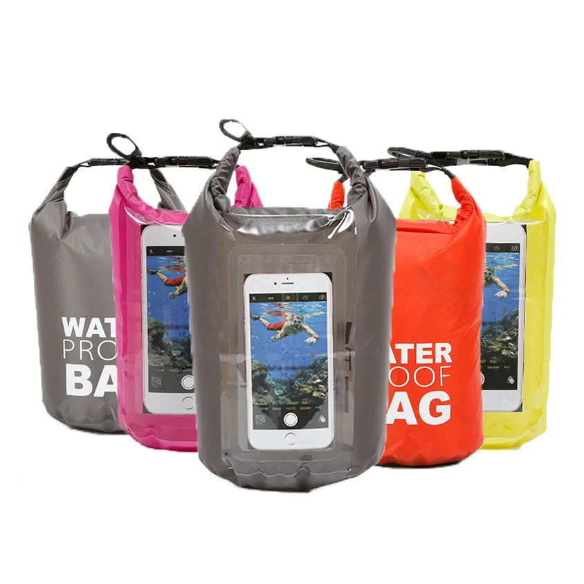 Promotion Gift Bag 2L Phone Case Waterproof Dry Bag for Phone PVC Waterproof Floating Bag Backpack 2L Storage Bag